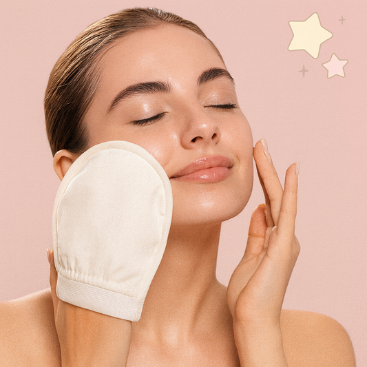 GLEWUP Gesichtspeelinghandschuh